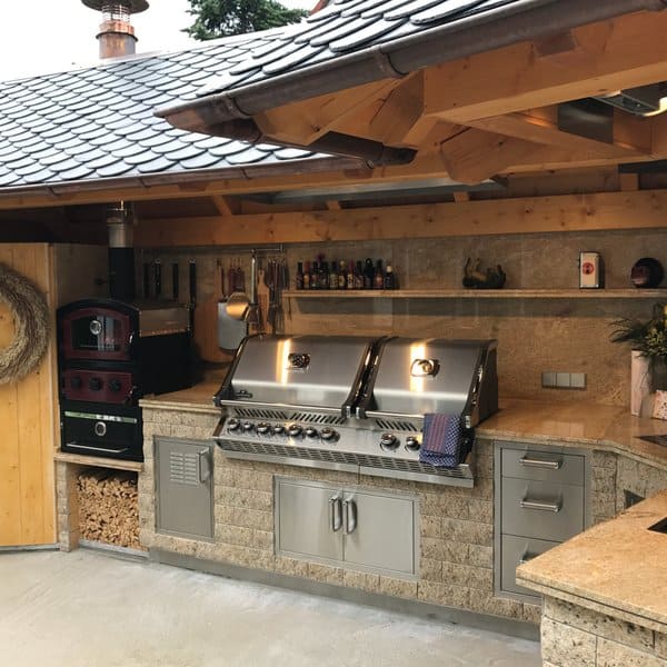 egyszerű kerti konyha