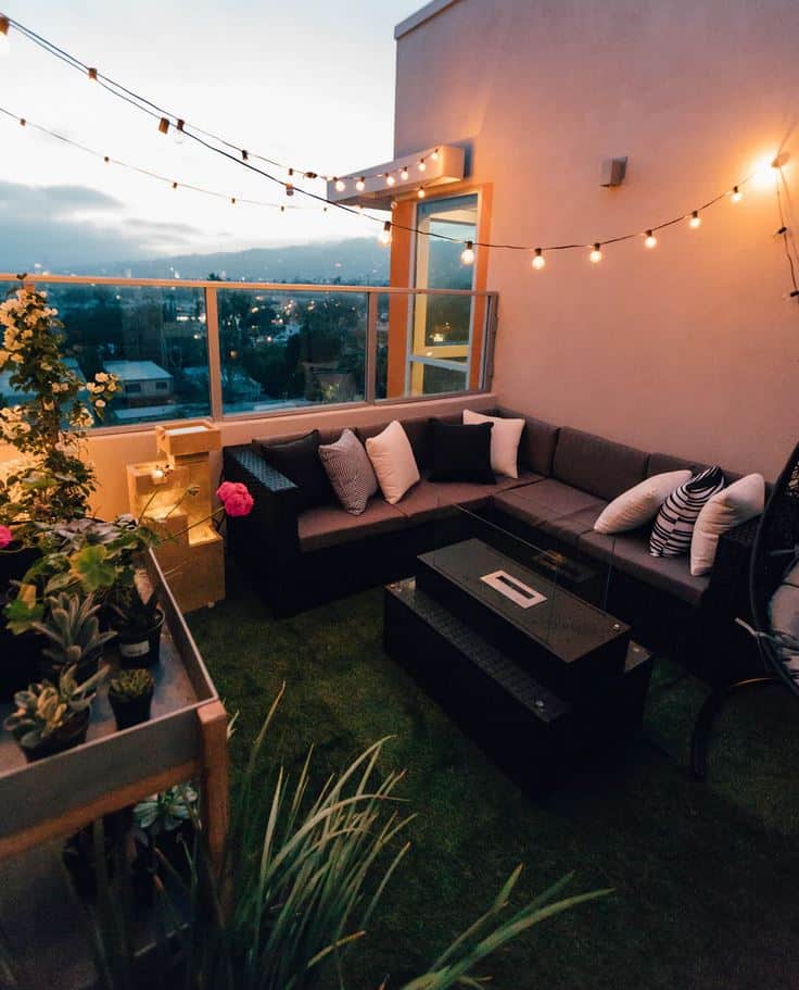 mini örökzöldek balkonládába