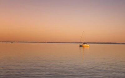 Vízi búcsúztatás a Balatonon
